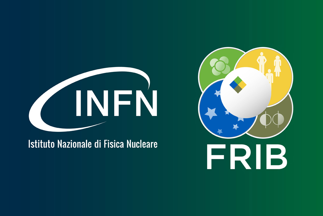 INFN and FRIB logos