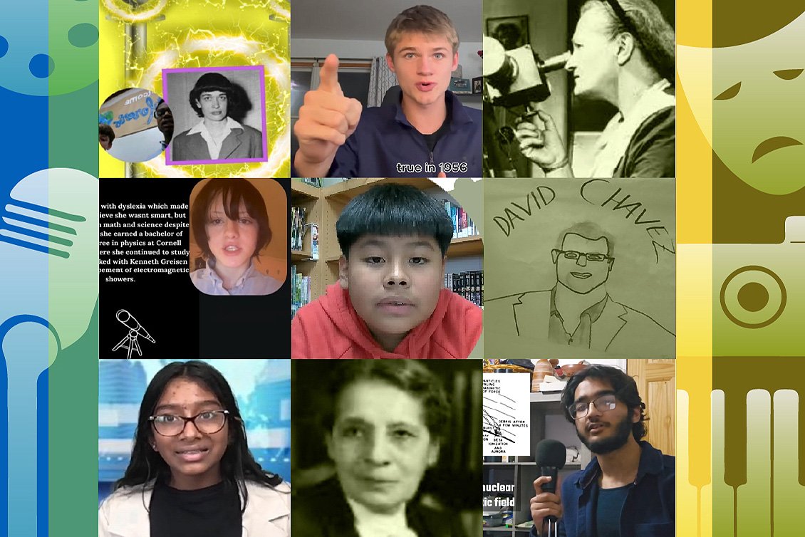 A collage of the 2026 Distinguished Trailblazers in the Sciences winning presentations