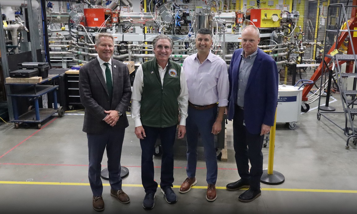 FRIB hosted U.S. Secretary of the Interior Doug Burgum and U.S. Representative Tom Barrett (MI-07). 