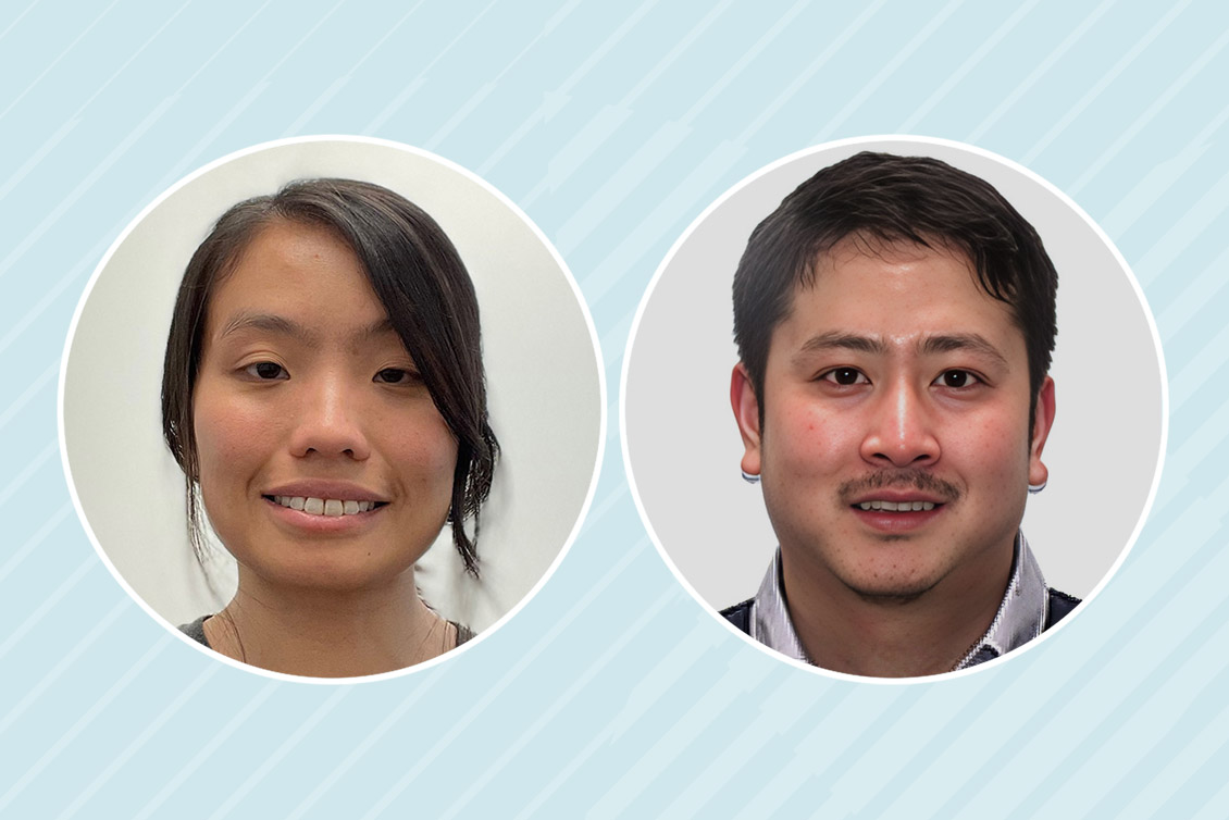 Headshots of 2 award winners.