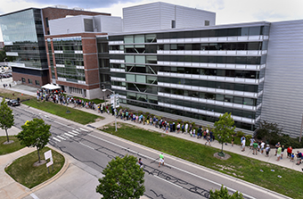 Nearly 4,000 members of the public attended the 20 August open house at the Facility for Rare Isotope Beams and National Superconducting Cyclotron Laboratory. 