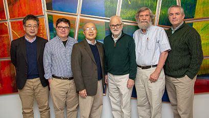 The ESAC Review Committee: (from left to right) Hiroki Okuno, Patrick Hurh, I-Yang Lee, Jerry Nolen, Dave Harding, James Kerby. Not pictured: John Post.