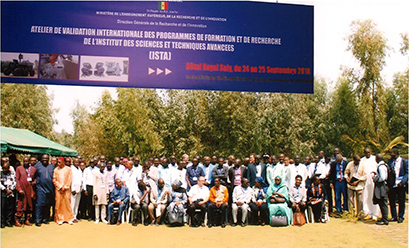 A workshop to discuss the validation of the education and research programs to be linked to the Institute for Advanced Sciences and Techniques at Dakar-Diamniadio, was held 24-25 September 2018 in Saly, Senegal.
