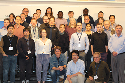 FRIB hosted the FRIB Theory Alliance topical program titled “Theoretical Justifications and Motivations for Early High-Profile FRIB Experiments” from 16-26 May. Pictured are the program week-one participants. 