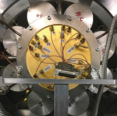 The Gaseous Detector with Germanium Tagging (GADGET) prior to an FRIB experiment to determine the isotopic ratios expected in microscopic grains of stardust.