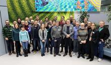 A group photo from the inaugural science meeting of the Centre National de la Recherche Scientifique and Michigan State University International Research Laboratory on Nuclear Physics and Astrophysics.